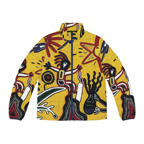 Midnight Sand Moon Oil Tour 2020 Siangsabtu puffer jacket featuring a cozy and warm design