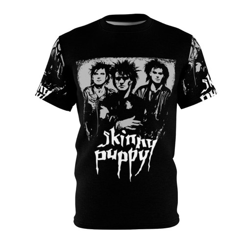 Darkwave inspired unisex t-shirt featuring the Skinny Puppy band logo