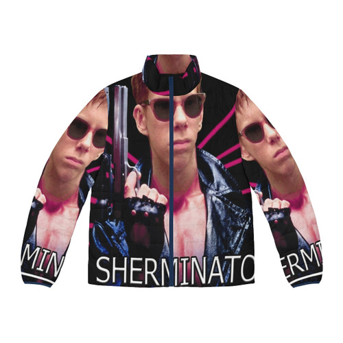 Sherminator Puffer Jacket - Iconic American Pie Style with Teen Comedy and High School Romance
