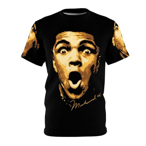 Vintage-inspired t-shirt featuring the iconic image of boxing legend Muhammad Ali