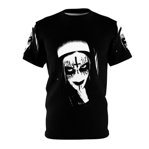 Satanic t-shirt with dark gothic and occult imagery