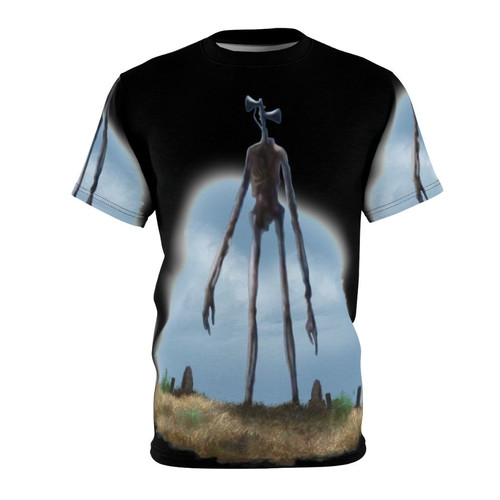 Sirenhead inspired creepy creature graphic t-shirt