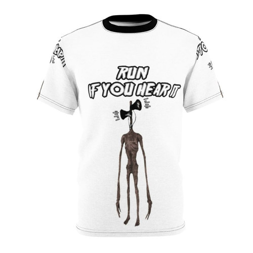 Creepy monster siren creature horror t-shirt design