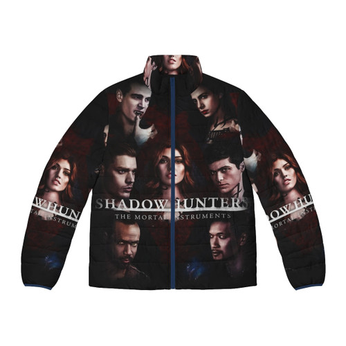 Shadowhunters Puffer Jacket with Clary Fray, Jace Wayland, and The Mortal Instruments Characters