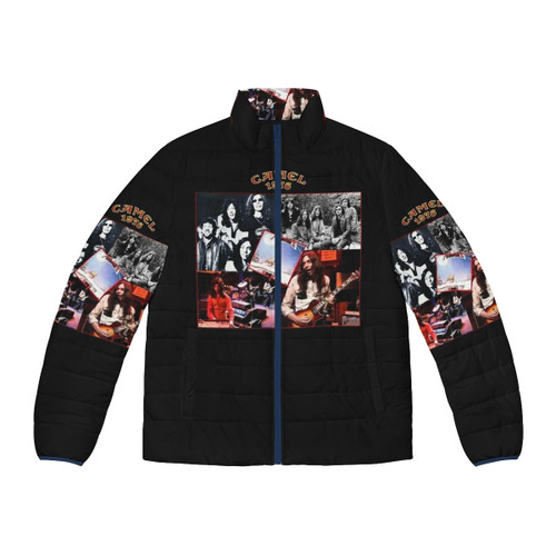 Vintage Legend Music Puffer Jacket featuring The Camel prog rock band