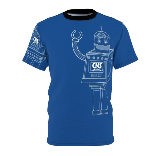 A high-quality, tech-inspired AOP t-shirt with a medical theme