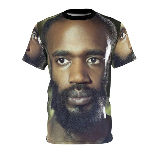 Death Grips MC Ride Face AOP T-Shirt, Experimental Hip Hop Inspired Graphic Tee