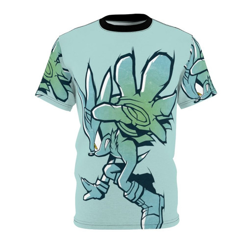 Artistic silver hedgehog design on a high-quality t-shirt