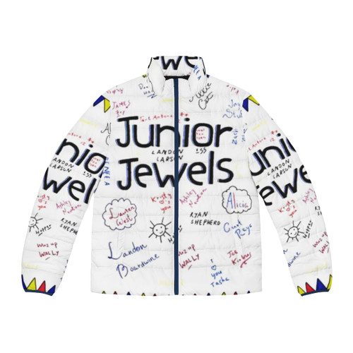 Junior Jewels Puffer Jacket in a fashionable design for kids