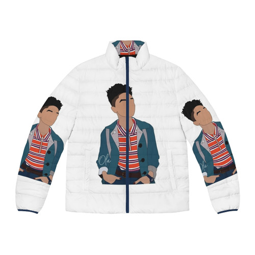Sex Education Ola Puffer Jacket 2 - Netflix Inspired Apparel featuring Maeve Wiley and Otis Milburn from the show