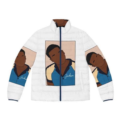 Sex Education Jackson Puffer Jacket featuring Maeve Wiley and Otis Milburn