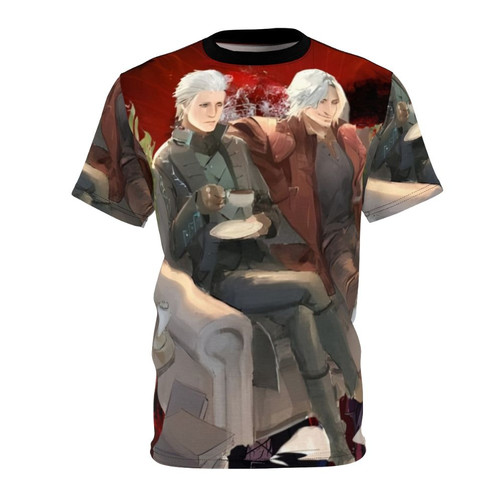Devil May Cry inspired artwork t-shirt featuring Dante, Vergil, and Nero
