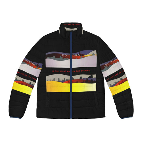 Gajiumr Editors indie rock band puffer jacket with logo