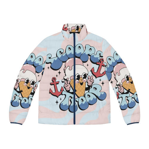 Stranger Things Scoops Troop Puffer Jacket featuring Eleven, Mike, Dustin, and more