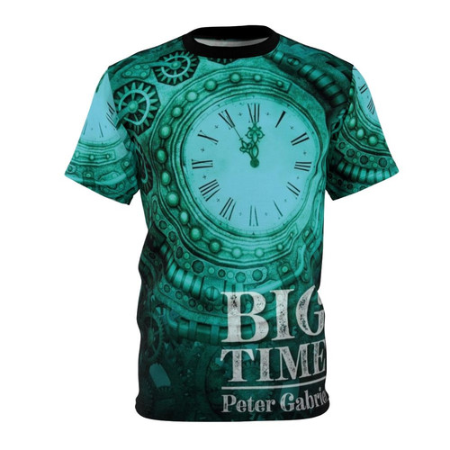 Stylish 80s music t-shirt featuring the Big Time album cover art from Peter Gabriel
