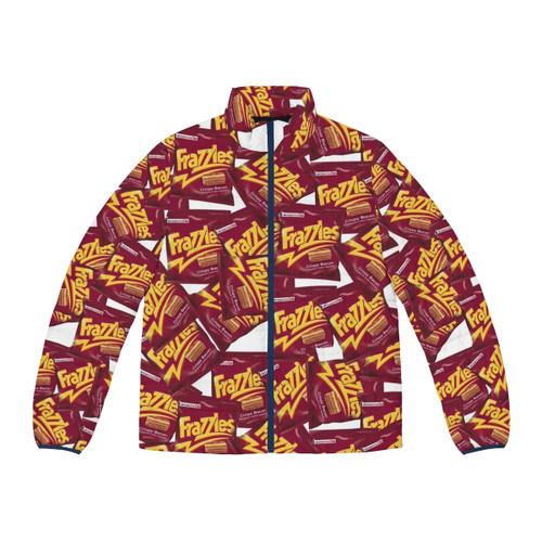 Frazzles brand puffer jacket with focus keyword "puffer jacket"