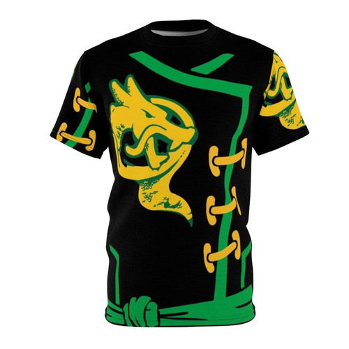 Anime-inspired Ninjago Lloyd Garmadon t-shirt with AOP (all-over print) design