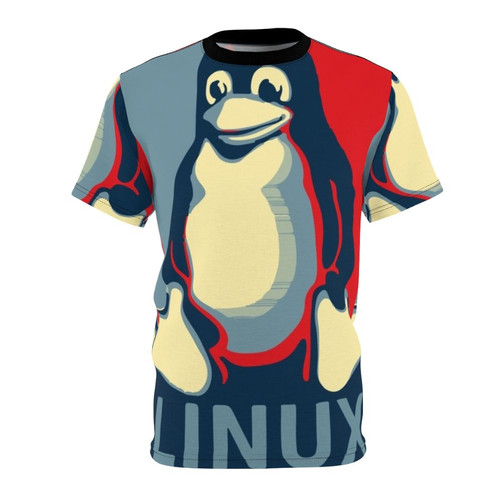 Stylish Linux Tux Penguin T-Shirt