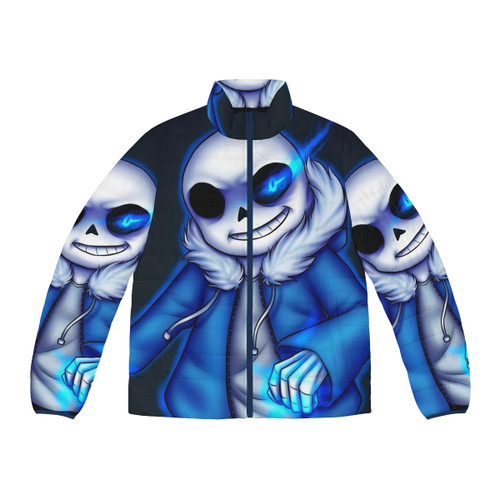Sans Undertale Puffer Jacket with Glowing Blue Eye