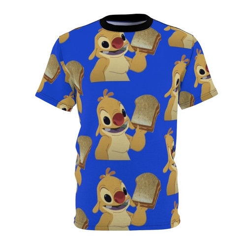 Lilo & Stitch inspired reuben sandwich graphic t-shirt