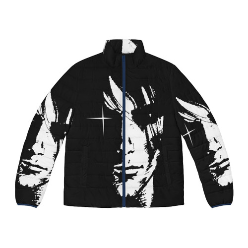 Sandman Morpheus Puffer Jacket featuring the iconic character from the DC Comics graphic novel series
