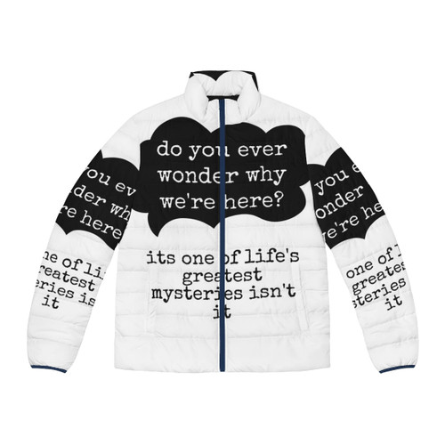 Al Jazeera inspired puffer jacket featuring Middle Eastern style and quality