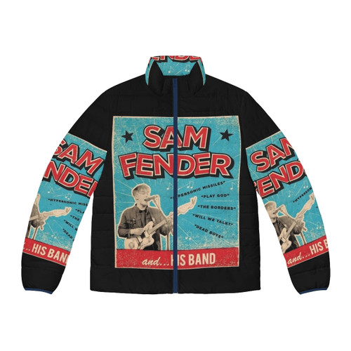 Sam Fender Lover Puffer Jacket, featuring the British indie rock singer-songwriter's music and style