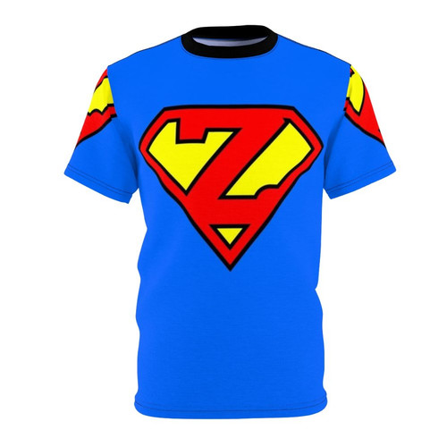 Super hero inspired letter Z graphic print t-shirt