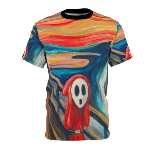 T-shirt featuring the iconic "The Scream" painting by Edvard Munch
