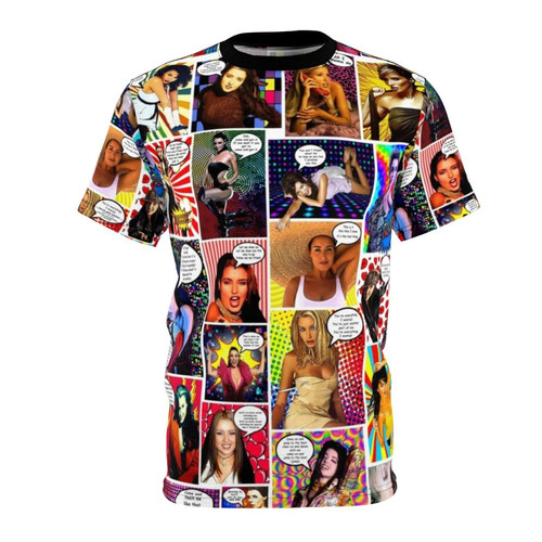 Dannii Minogue inspired pop art graphic t-shirt