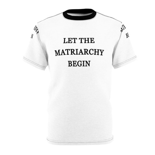 Money Heist Inspired T-Shirt Featuring the Phrase "Let the Matriarchy Begin"