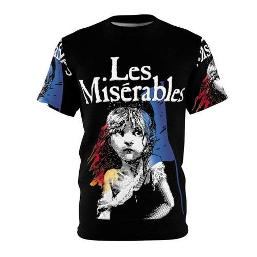 Inspired Les Miserables T-Shirt with Vintage Novel Artwork