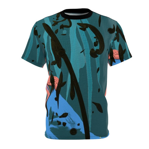 Vibrant and expressive dance rehearsal t-shirt featuring a colorful, artistic design