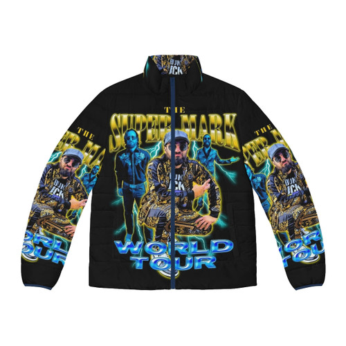 Supermark World Tour Puffer Jacket featuring a warm, insulated design for cold weather