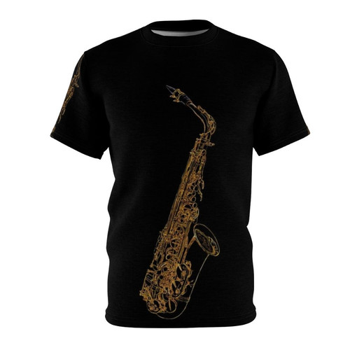 Saxophone jazz blues inspired t-shirt design