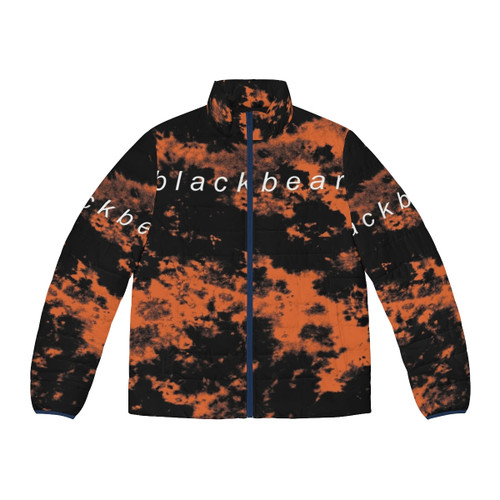 Blackbear Tie Dye Puffer Jacket, a stylish urban outerwear piece for music lovers