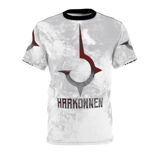 Dune Harkonnen Smoke AOP T-Shirt featuring a science fiction-inspired design