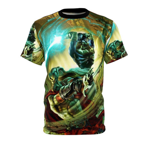 Legacy of Kain inspired t-shirt design featuring the game's iconic imagery and characters