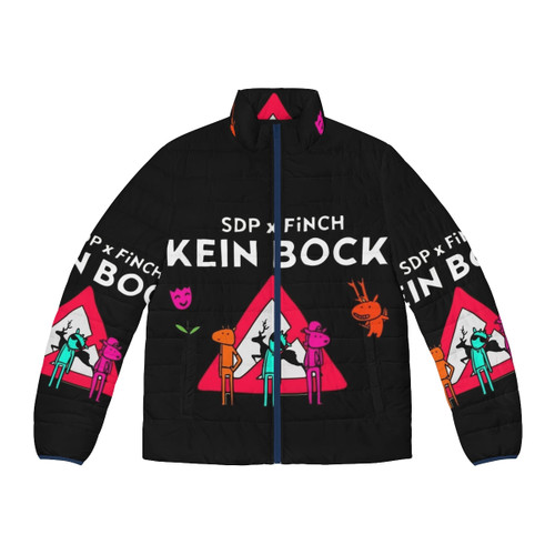 SDP Band Puffer Jacket with band logo