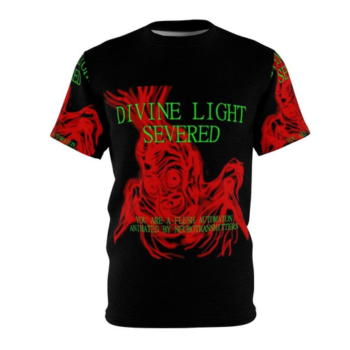 Surreal divine light severed cruelty horror t-shirt design