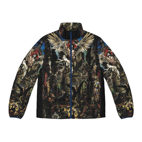 Zyzz-inspired puffer jacket for bodybuilding and fitness enthusiasts