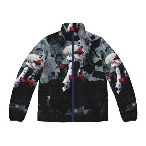 Colorful Rumik S Cube Puffer Jacket with Rubik's Cube Inspired Design