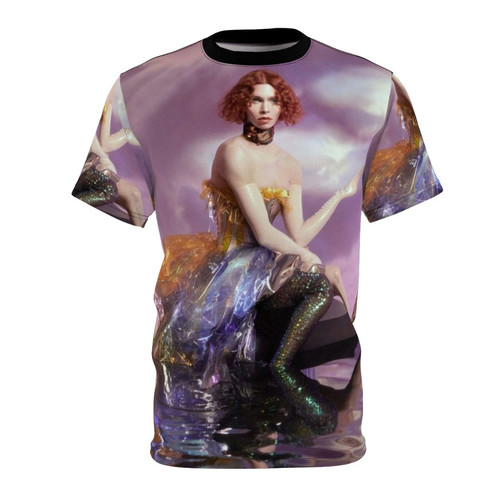 Unisex T-shirt featuring artwork inspired by the late electronic music producer Sophie Xeon