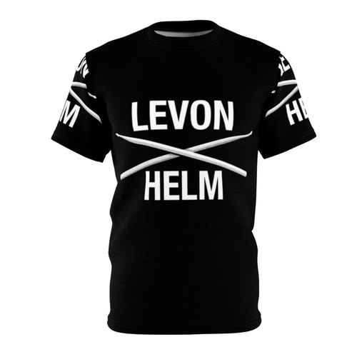 Levon Helm Inspired Drummer T-Shirt with Groove and Rhythm Design