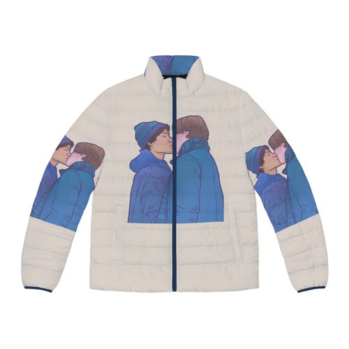 Young Royals Netflix Crown Prince Wilhelm and Prince Simon Puffer Jacket