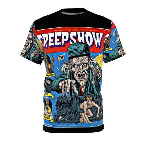 Creepshow 2 inspired horror thriller graphic t-shirt