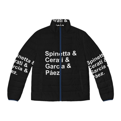 Argentinian Rock Puffer Jacket featuring rock music artists