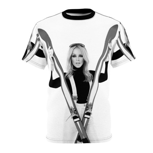 Kylie Minogue T-Shirt with All-Over Print Design