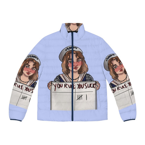 Stranger Things Robin Inspired Puffer Jacket