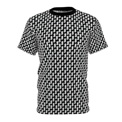 Stylish black and white t-shirt featuring a portrait of Ruth Bader Ginsburg, the legendary Supreme Court Justice and feminist icon.